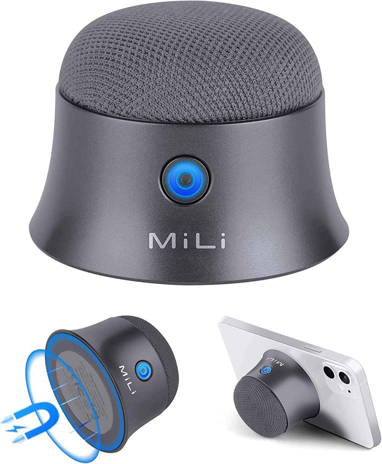 MiLi Mag Soundmate Mini MagSafe Bluetooth Speaker - Black MiLi Mag Soundmate Mini MagSafe Bluetooth Speaker - Black